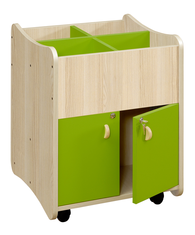 Bac A Albums Haut A Portes Ref A159 Equipements Pour Aires De Jeux Mobilier Creches Garderies Ecoles Mobilier Scolaire En Suisse